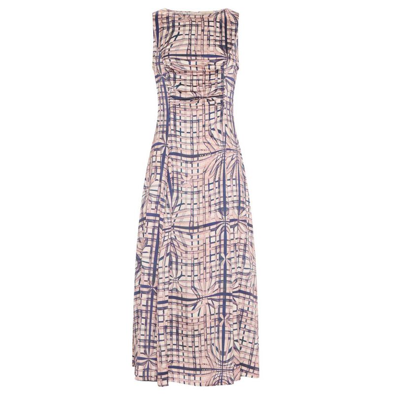 POL Lattice Gathered Dress image number 6